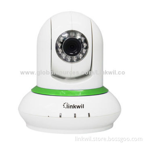 IP camera with 1280x720 pixels, supports onvif, pan, tilt, micro SD card, two way audio